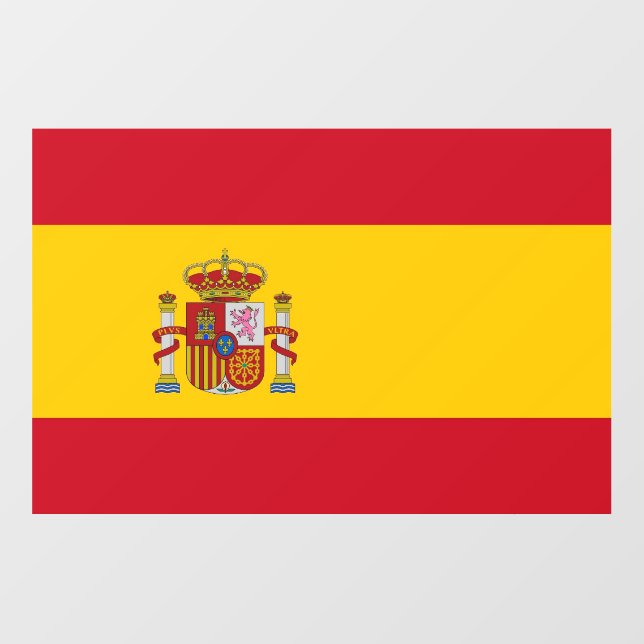 Floor Decal with flag of Spain (Front)