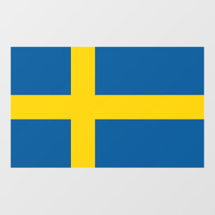 Floor Decal with flag of Sweden