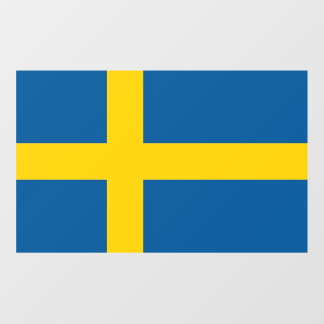 Floor Decal with flag of Sweden