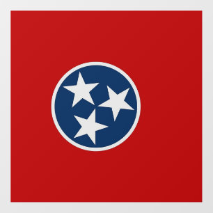 Floor Decal with flag of Tennessee, U.S.