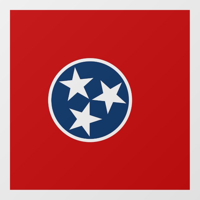 Floor Decal with flag of Tennessee, U.S. (Front)