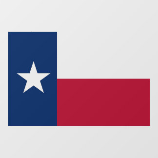 Floor Decal with flag of Texas, U.S.