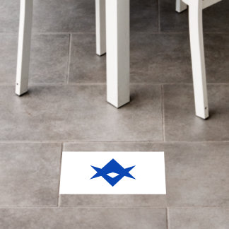 Floor Decal with flag of Toyota City, Japan