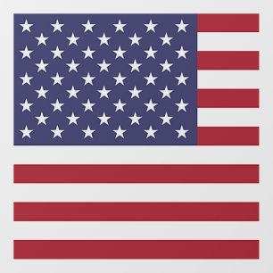 Floor Decal with flag of U.S.