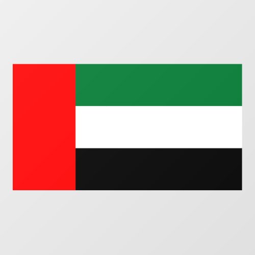 Floor Decal with flag of UAE