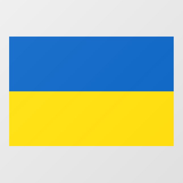 Floor Decal with flag of Ukraine (Front)