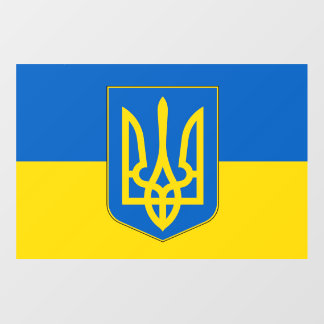 Floor Decal with flag of Ukraine
