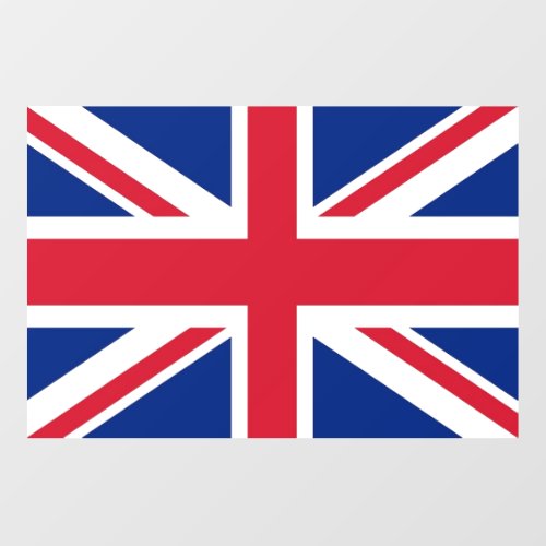 Floor Decal with flag of United Kingdom