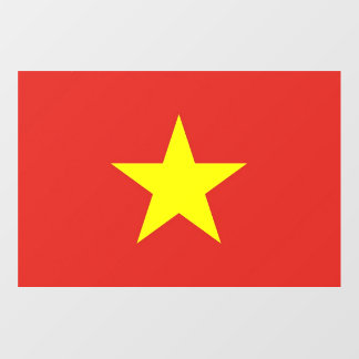 Floor Decal with flag of Vietnam