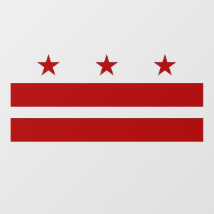 Floor Decal with flag of Washington DC, U.S.