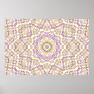 Floor Design for a Tarot Theater Piece var.2 Poster