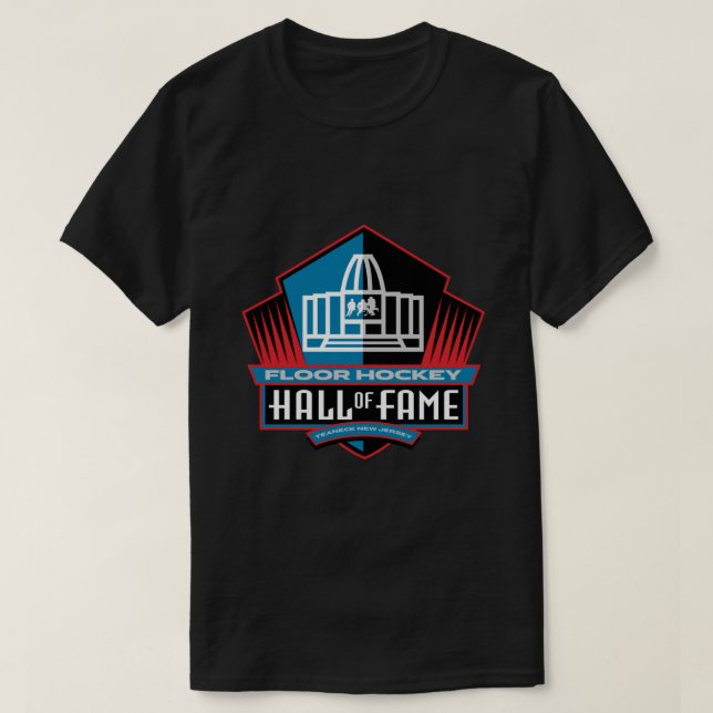 Floor Hockey Hall of Fame Teaneck Classic T-Shirt (Design Front)