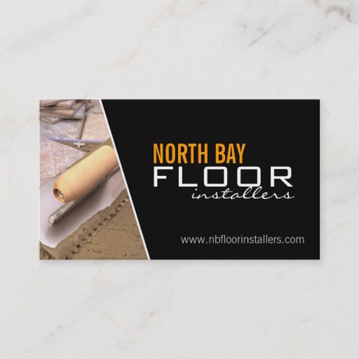 Customizable Floor Installers Business Cards