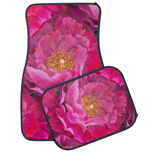 Floor Mats Pink Cactus Rose