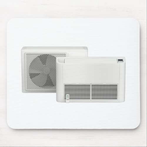 Floor mounted air conditioner mouse pad