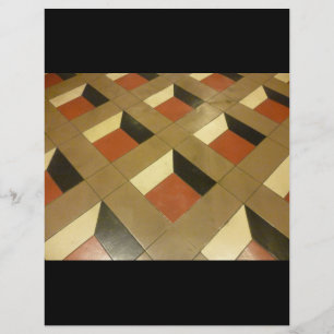 Floor Optical Illusion pattern tiles Las Vegas pho Flyer