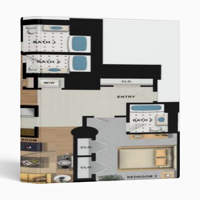Floor Plan - Avery Binder (Front/Spine)