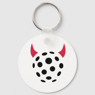 Floorball devil keychain