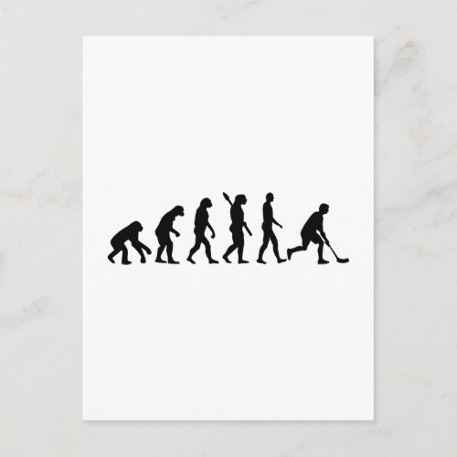 Floorball Evolution Postcard