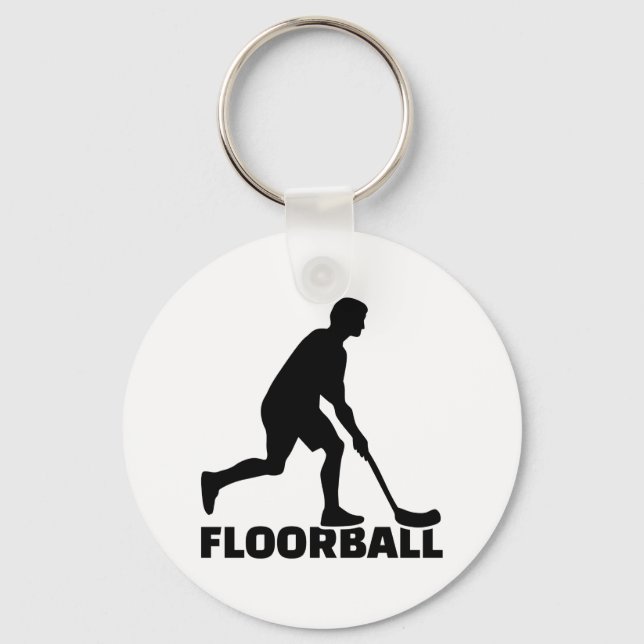 Floorball Keychain (Front)