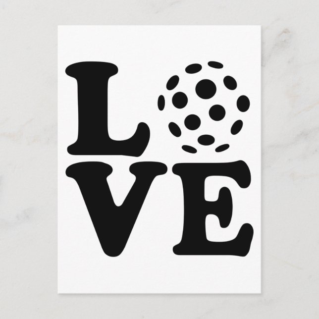 Floorball love postcard (Front)