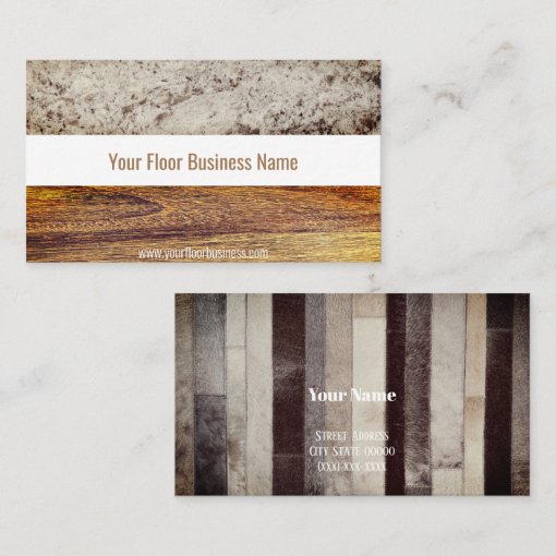 Flooring Business Card Zazzle