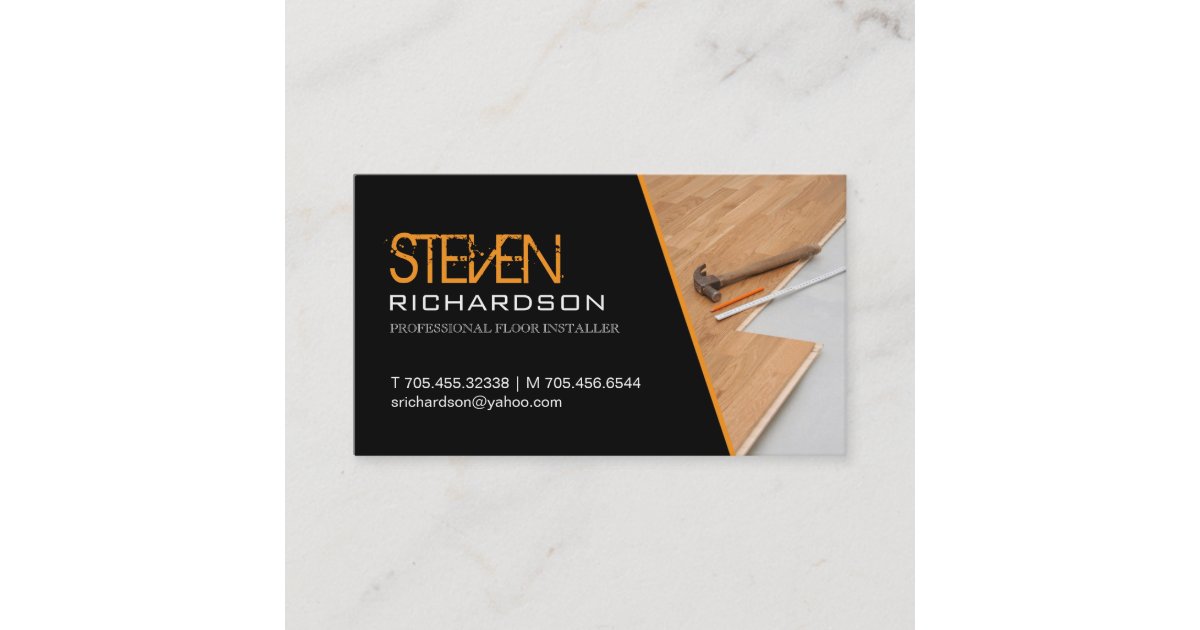 flooring business card zazzle com flooring business cards