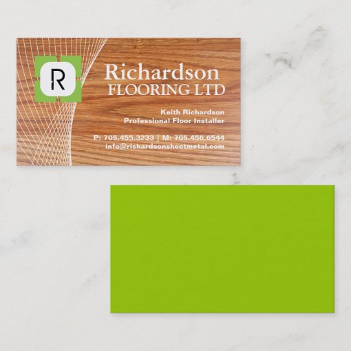 FLOORING BUSINESS CARD Zazzle