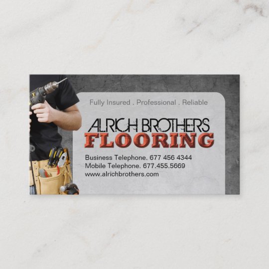 floor and home business card