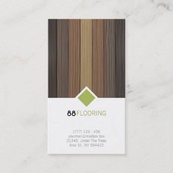 Flooring Business Card by WinMaster at Zazzle