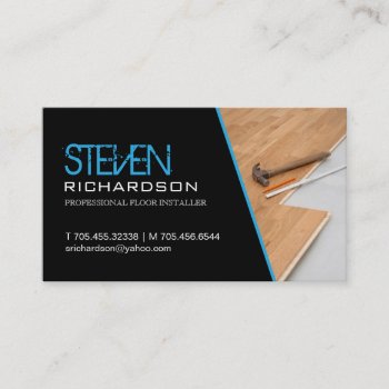 Flooring Business Card by colourfuldesigns at Zazzle