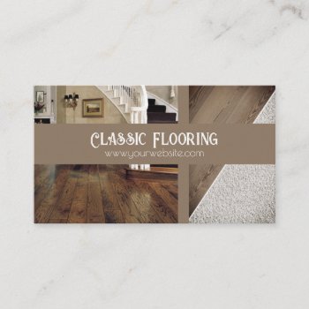 Flooring Business Card by olicheldesign at Zazzle