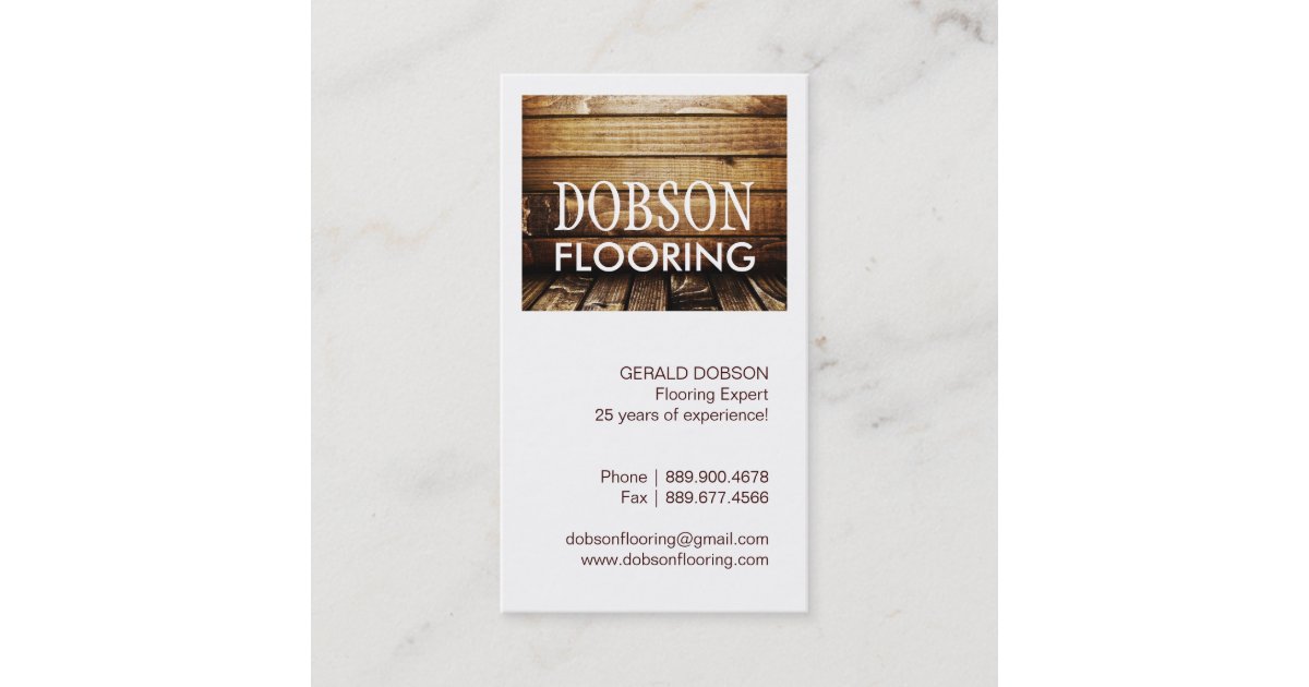 Flooring Business Card Zazzle