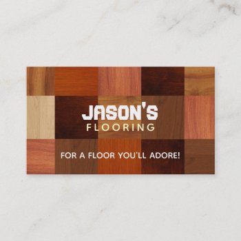 Flooring Business Cards by MsRenny at Zazzle
