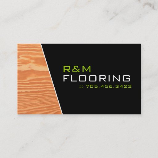 Customizable Flooring - Business Cards