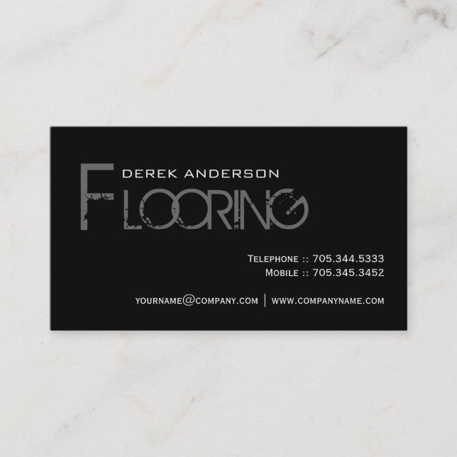 Flooring Business Cards (Front)