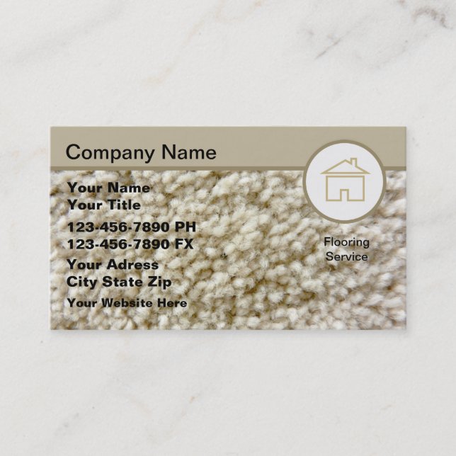 Flooring Business Cards (Front)