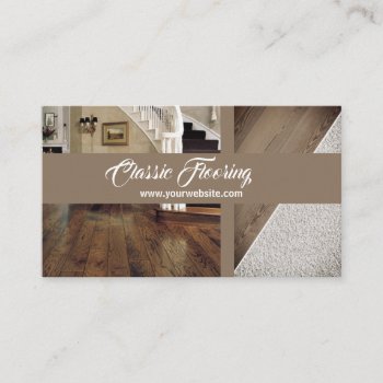 Flooring Company Business Card by olicheldesign at Zazzle
