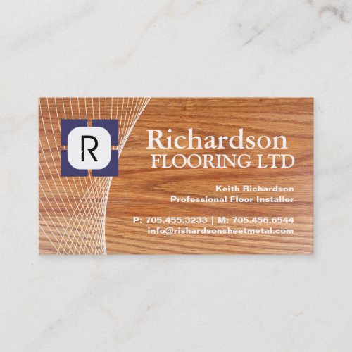 FLOORING COMPANY BUSINESS CARD