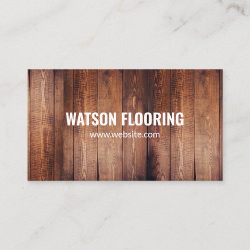 Flooring Company  Business Card