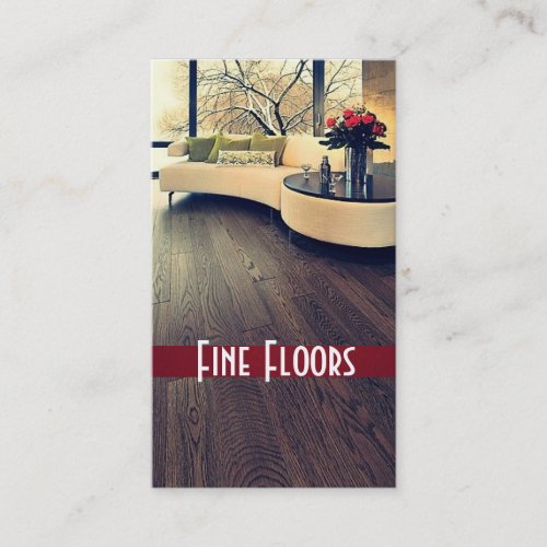 Flooring Construction Business Card