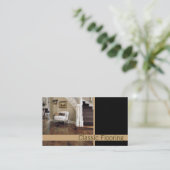 Flooring, Floors Construction Business Card (Standing Front)