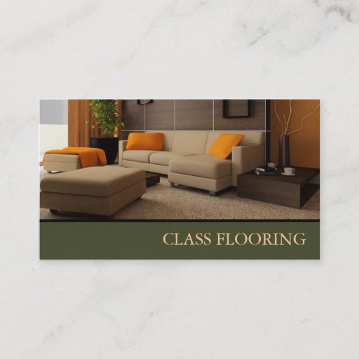 Customizable Flooring, Floors Construction Mill Work, Wood Business Card Templates