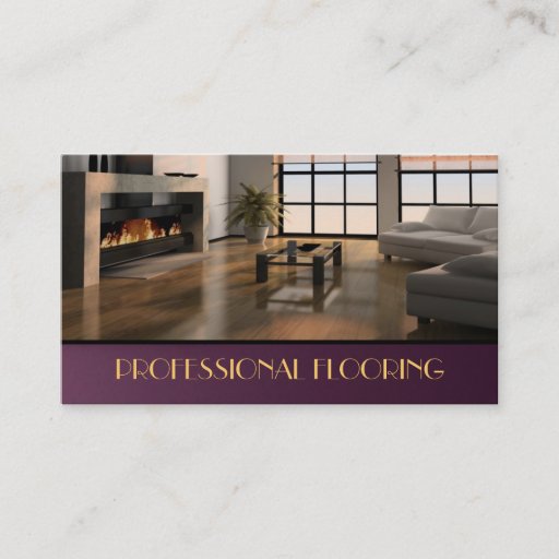 Customizable Flooring, Floors Construction Mill Work, Wood Business Card Templates