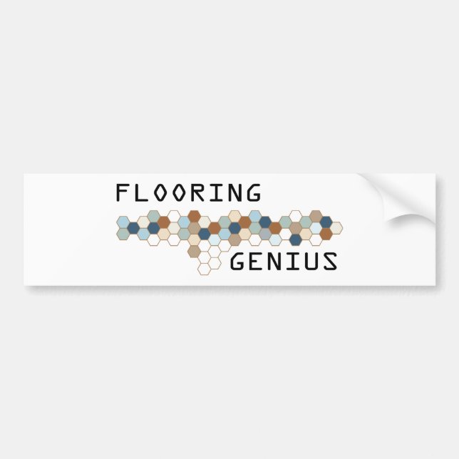 Flooring Genius Bumper Sticker (Front)