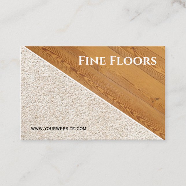 Flooring Installation Construction Business Busine Card (Front)