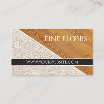 Flooring Installation Construction Business Business Card by olicheldesign at Zazzle