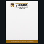 Flooring Installation Professional Letterhead<br><div class="desc">Professional flooring service letterhead with your personalized text,  change the text yourself when ordering. Keep the existing graphic or replace with your own logo</div>