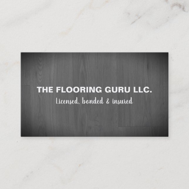 Flooring Installer Business Card (Front)