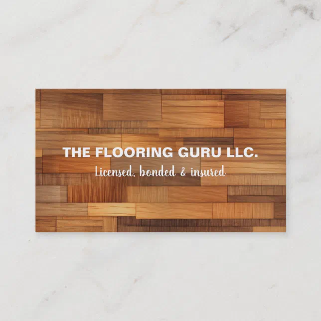 Flooring Installer Business Card Zazzle